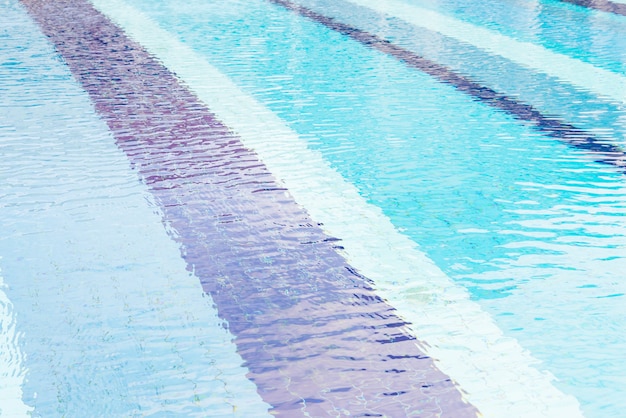 L&#39;eau de la piscine