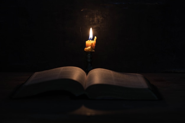 Ecriture avec des bougies