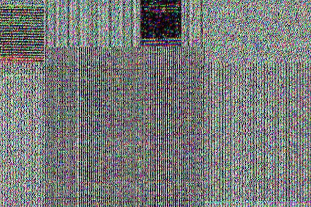 Effet glitch gris à motifs