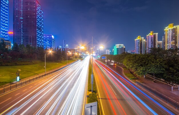 Effet de vitesse de mouvement avec City Night