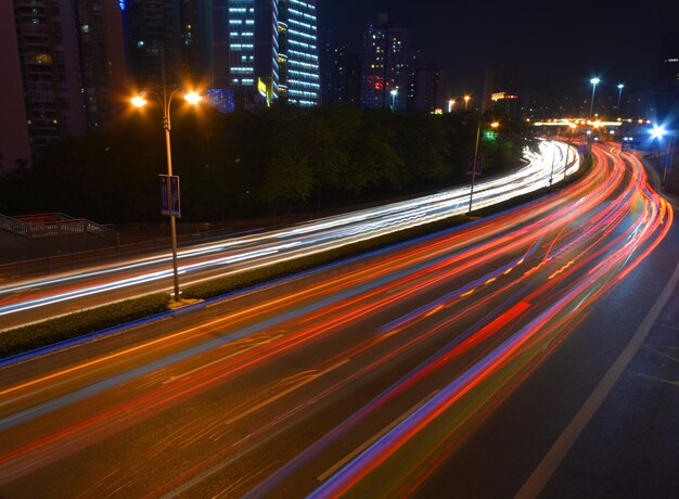 Effet de vitesse de mouvement avec City Night