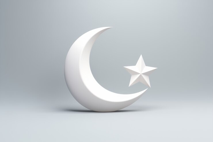 Photo gratuit éléments 3d pour la célébration islamique du ramadan
