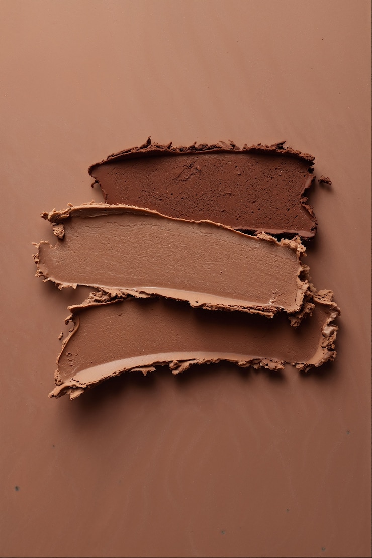 Photo gratuit des éléments délicieux de mousse de mocha