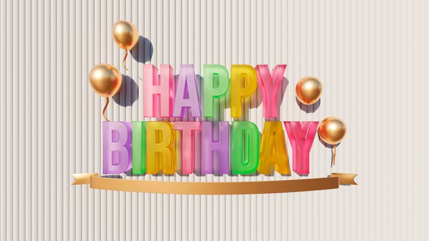 Éléments d'or pour la fête d'anniversaire