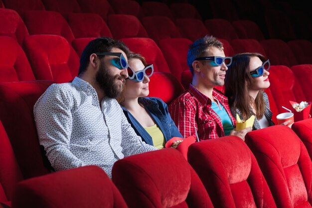 Les émotions des gens au cinéma