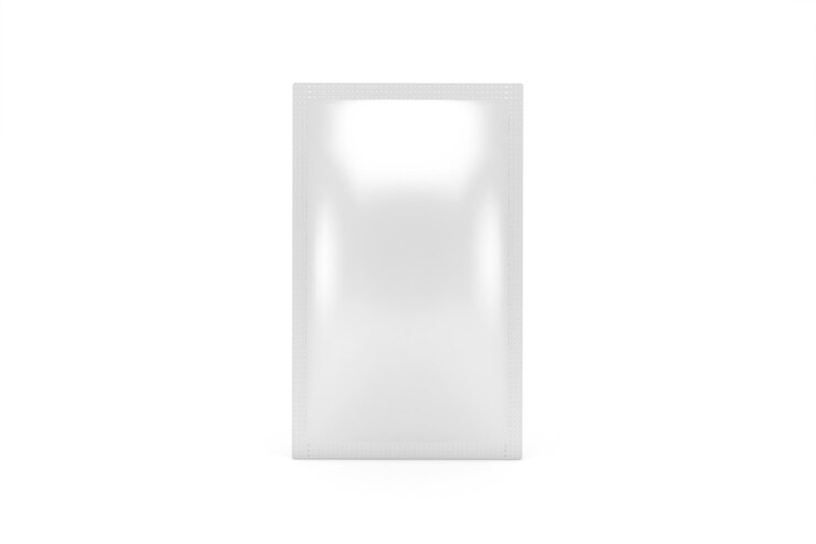 Photo gratuit empaquetage blanc vide isolé
