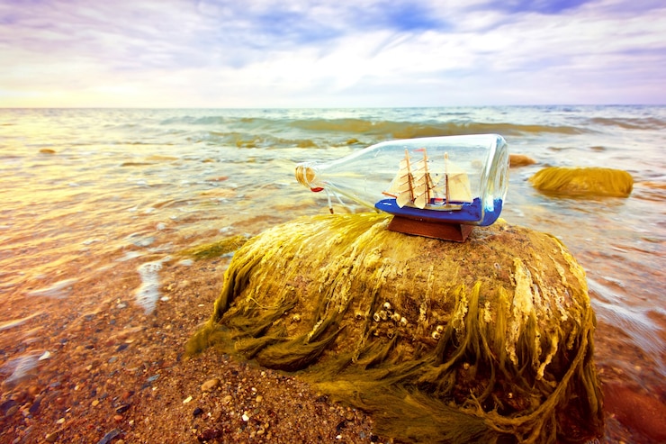 Photo gratuit emporter dans la bouteille