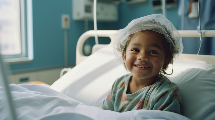 Photo gratuit enfant ayant un examen médical