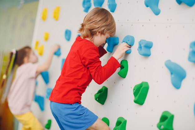 Petite Fille Enfant En Train D Essayer L Escalade Libre Sur Le Mur En Bois De L Aire De Jeu A L Exterieur Photo Premium Petite Fille Enfant En Train D Essayer L Escalade Libre Sur Le Mur En Bois De L Aire De Jeu A L Exterieur Photo Premium
