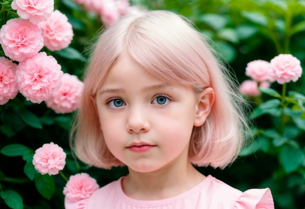 Photo gratuite un enfant esthétique rêveur fête la journée des enfants.