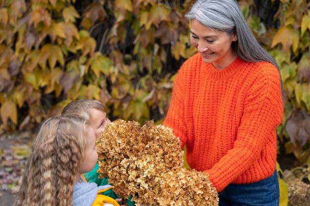 Les enfants apprennent sur l'environnement