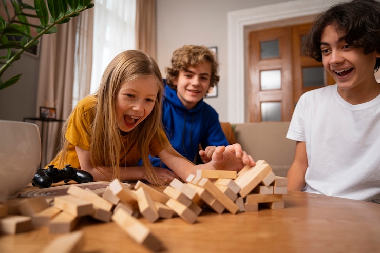 Photo gratuit enfants célébrant la journée des frères