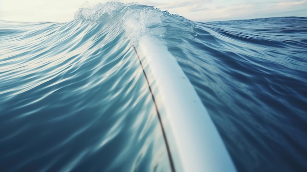Photo gratuite une énorme vague océanique débordant de force