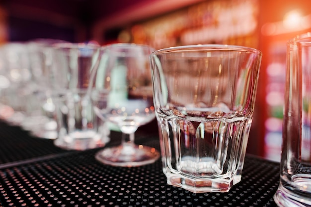 Ensemble de verres de collection pour boissons au bar