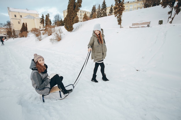 ensoleillé personne vacances par temps froid