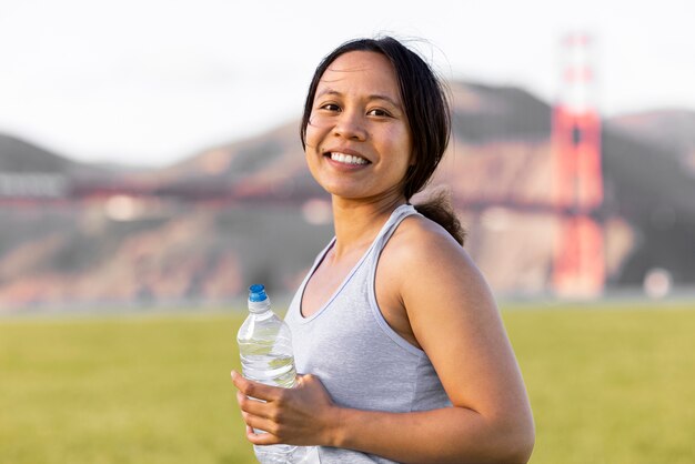 Entraînement de coureur pour la compétition