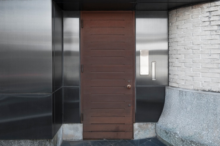 Photo gratuit entrée d'une maison japonaise