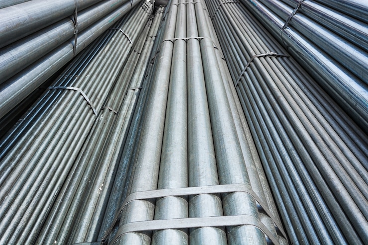 Photo gratuit entrepôt en grande usine d&#39;acier