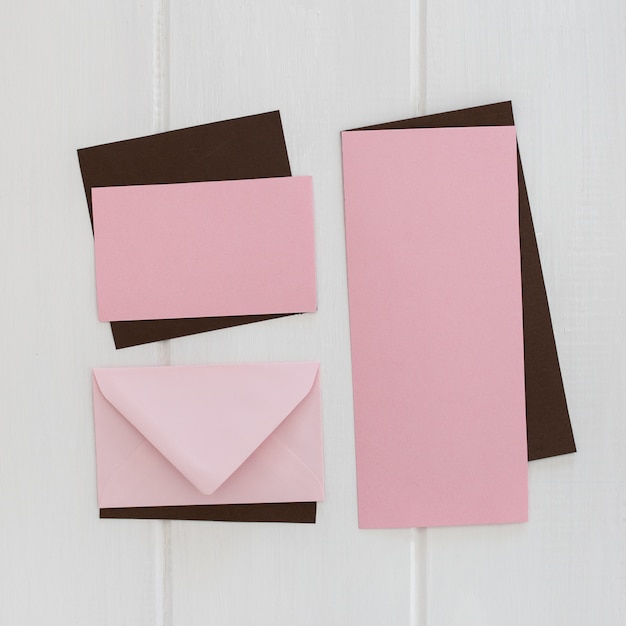 Enveloppe lettre et voeux en papier éco