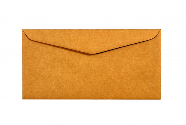 enveloppe en papier kraft brun uni