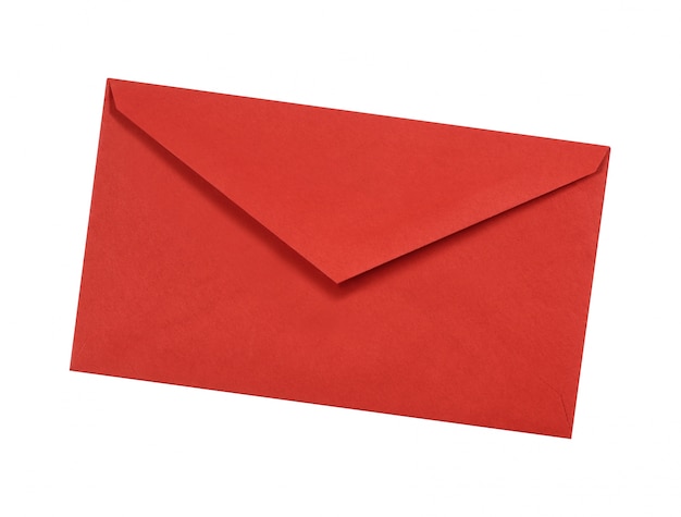 enveloppe rouge uni