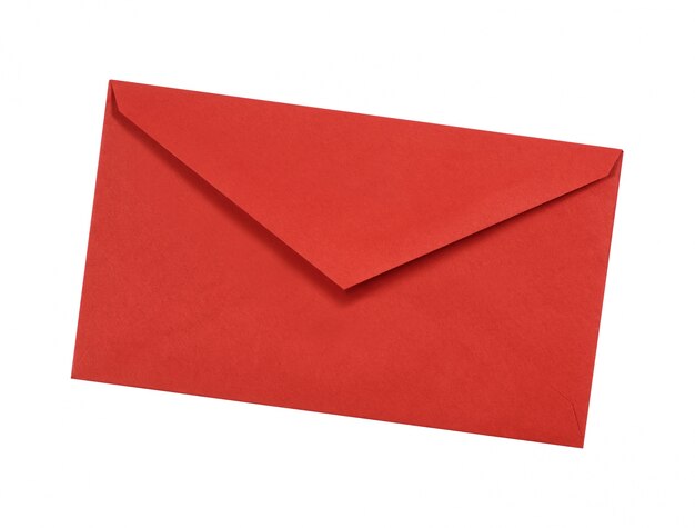 enveloppe rouge uni