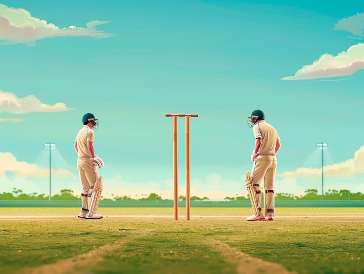 Photo gratuit équipement de cricket art numérique