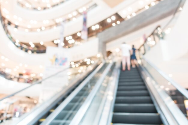 escalator flou vu de dessous