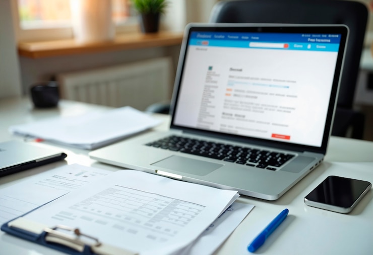 Photo gratuit espace de travail organisé