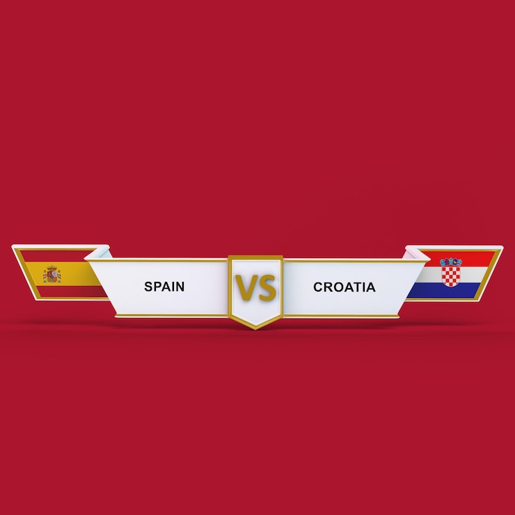 Photo gratuit espagne vs croatie