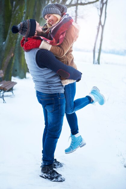 C'est une belle journée d'hiver