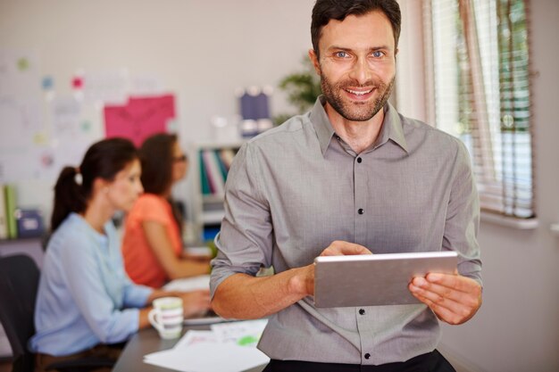 C'est bien d'avoir Internet sans fil au travail