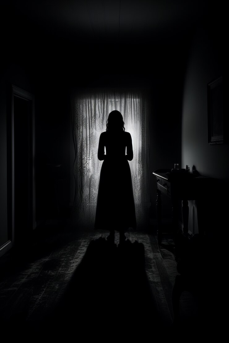 Photo gratuit c'est une scène de fantaisie sombre.