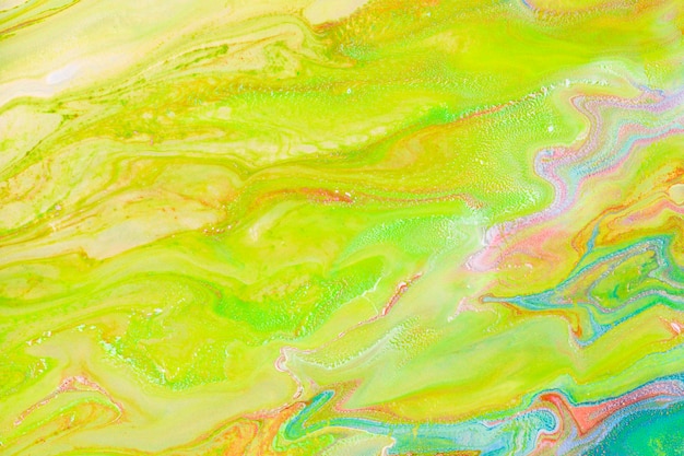 Esthétique liquide marbre vert fond DIY art expérimental