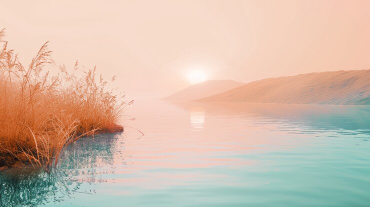 Photo gratuit l'esthétique rêveuse et la couleur de l'année teintent le paysage naturel