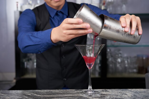 Faire un cocktail