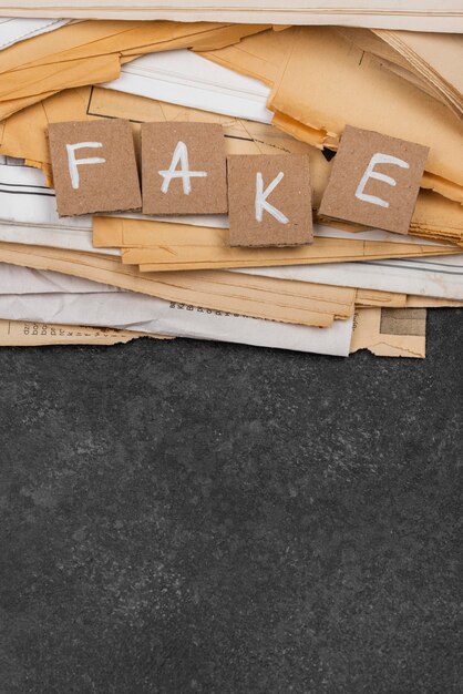 Fake news files avec copie espace