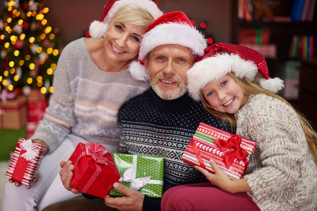 Cette famille semble très amoureuse