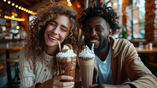 Photo gratuite une famille de taille moyenne mangeant un délicieux chocolat.