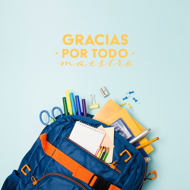 Photo gratuit félicitations pour la journée des enseignants