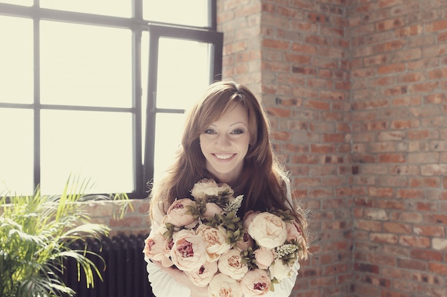 Femme, Fleurs