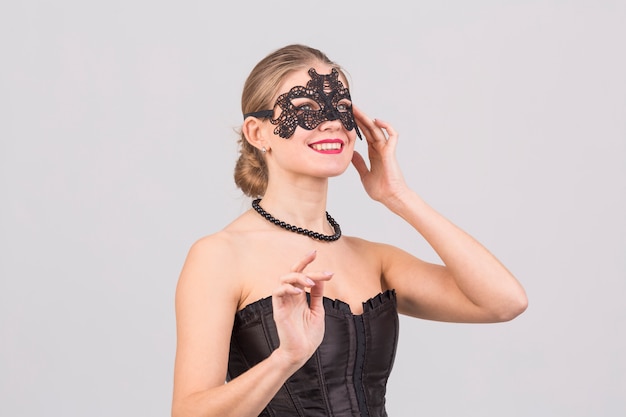 Femme, masque carnaval