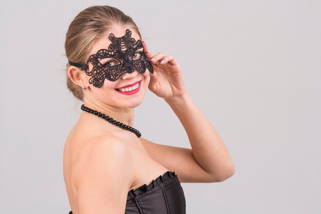 Femme, masque carnaval