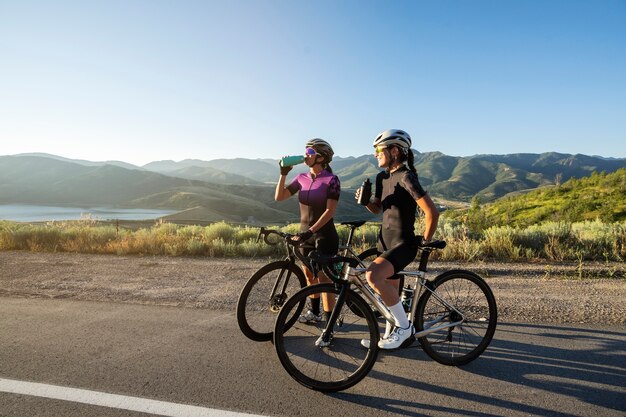 Femmes cyclistes professionnelles