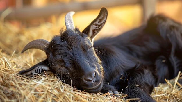 Photo gratuite ferme de chèvres photoréaliste