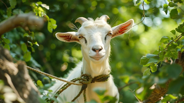 Photo gratuite ferme de chèvres photoréaliste