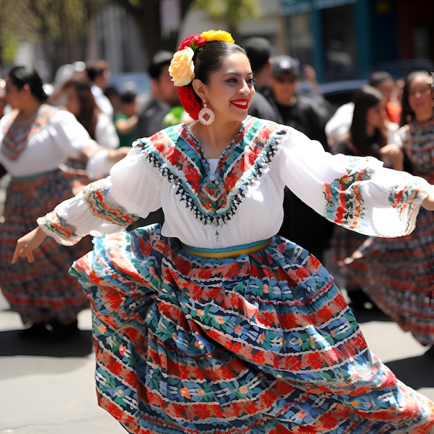 Photo gratuite festival international du folklore dans le centre de zagrebcroatie