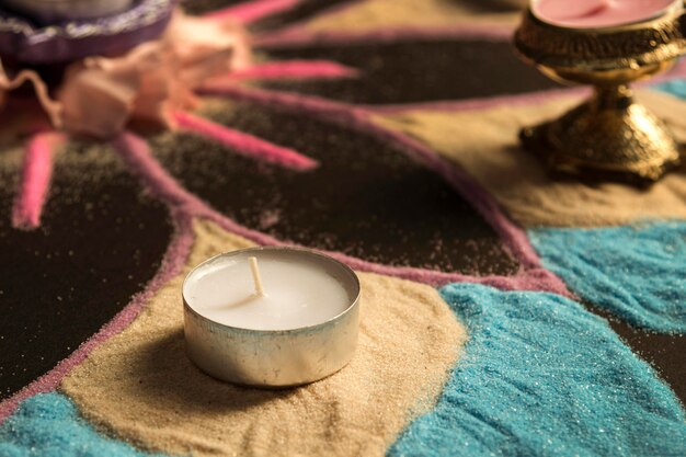 Fête de Diwali de la tradition des lumières