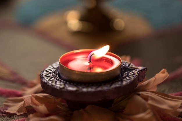 Fête de Diwali de la tradition des lumières