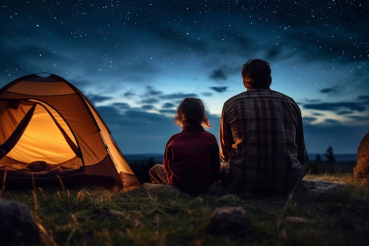 Photo gratuit fête des pères avec l'enfant